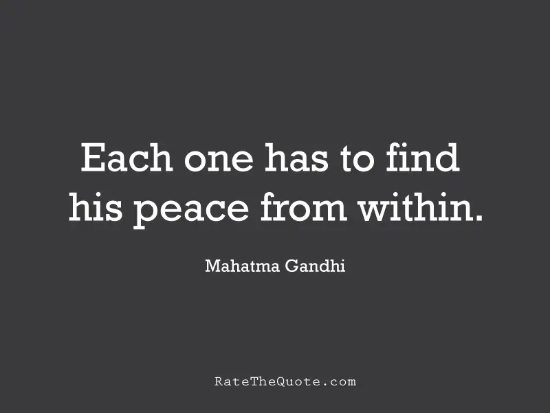 Quote about peace