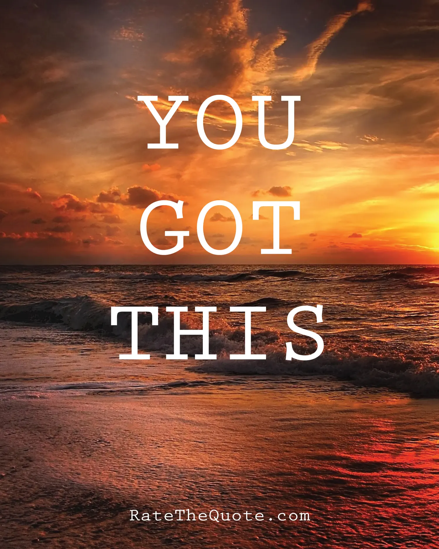 You got this!